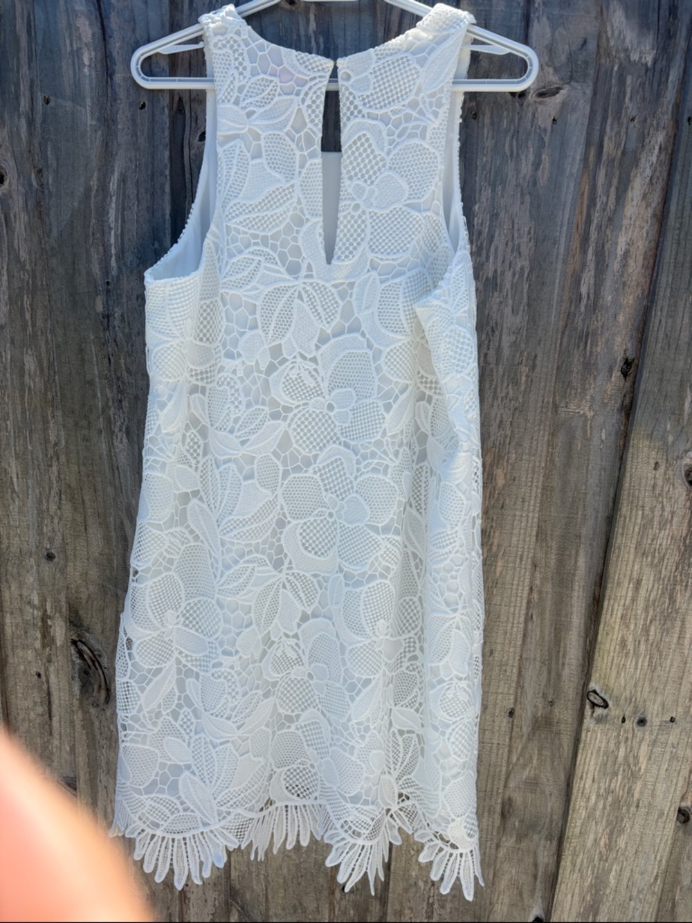 Lilly Pulitzer White Lace Mini Dress- $278. Original - Picture 2 of 14